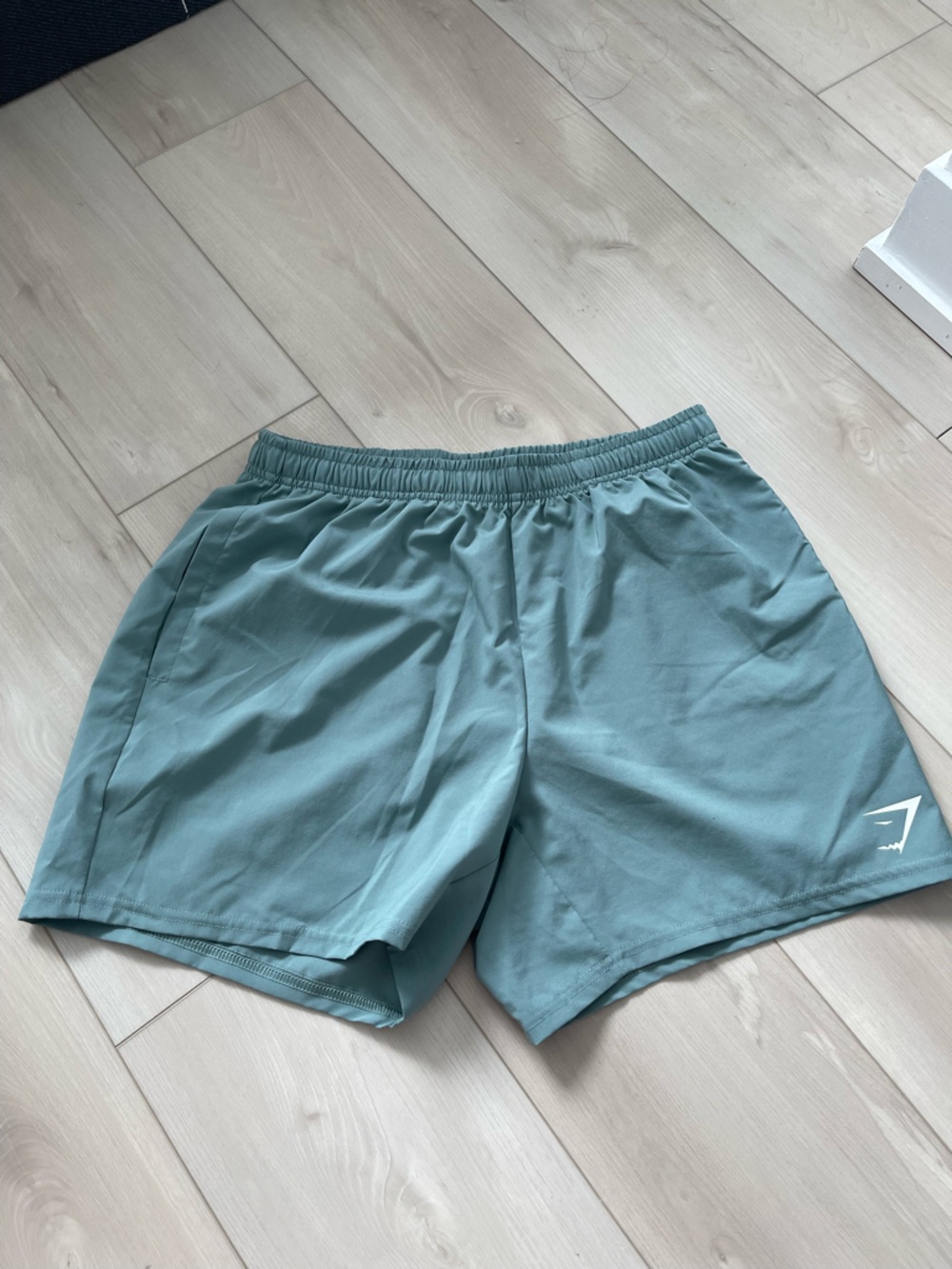 Gymshark Men's Light Teal Training Shorts